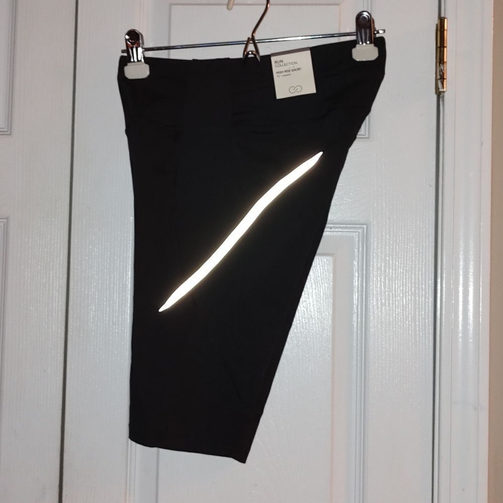 Calia Womens Reflective Bike Shorts Biker Shorts Black Sz S NWT